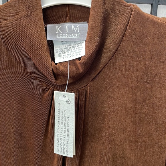 Kim And Company, Brown Top NWT SZ XXL - Picture 2 of 6